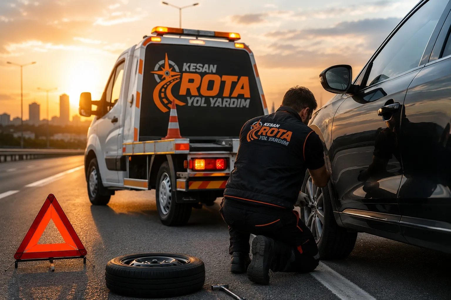 Keşan'da 7/24 Oto Kurtarma ve Yol Yardım Hizmeti